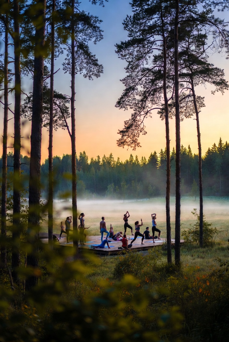 Visual timeline showing balanced daily structure